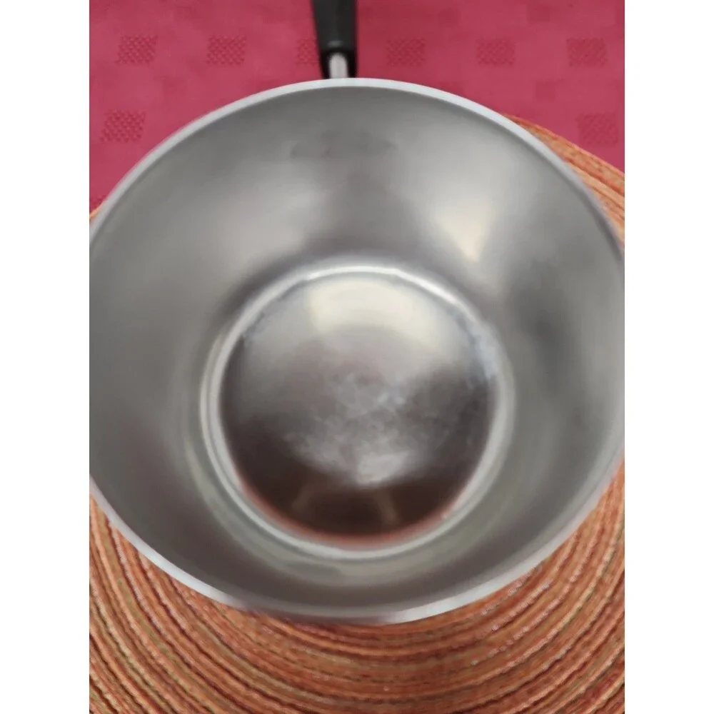 Vintage Revere Ware 1801 Copper Bottom Saucepan W Lid 2 Quart Made In The USA